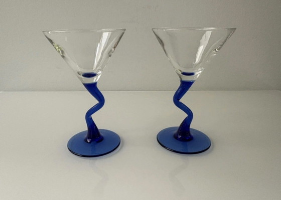 Set di 2 bicchieri da martini retrò anni '80, marca Liberty Glass – Bicchieri e caraffe (photo 5 of 11)