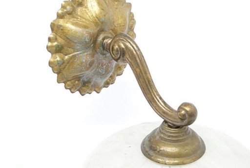 Vintage Brass and Glass Sconces, 1930s, Set of 2 – wandlampen (photo 2 of 5)