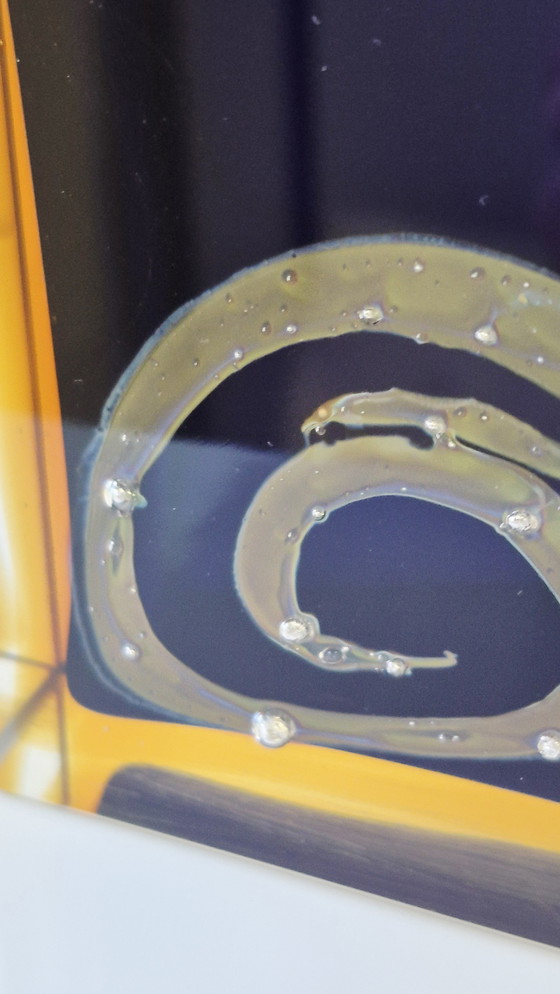 Image 1 of Glazen vaas van Pavel Hlava voor Exbor Egermann Sommerso-Art, circa 1960