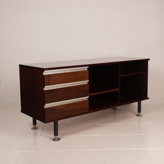 Low cabinet Pitagora by Renato Venturi and Ennio Fazioli for MIM, 1960 – MIM Roma, Metal, Mid Century Modern (photo 12 of 26)