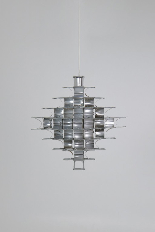 Lampada a sospensione Casiopée a 9 livelli - Max Sauze – hanglampen, Metal