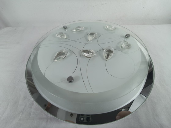 Image 1 of Lampada da soffitto in vetro 33cm attacco 2 x E27