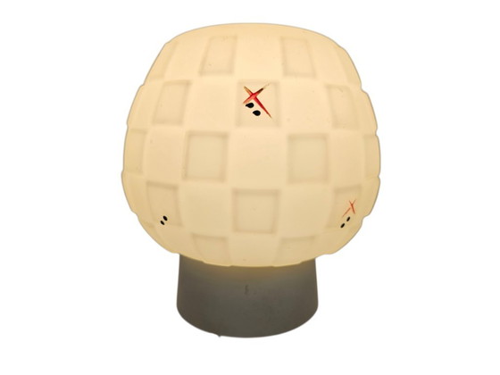 Image 1 of Philips - Space Age - vetro satinato - lampada da soffitto - Olanda - anni '50