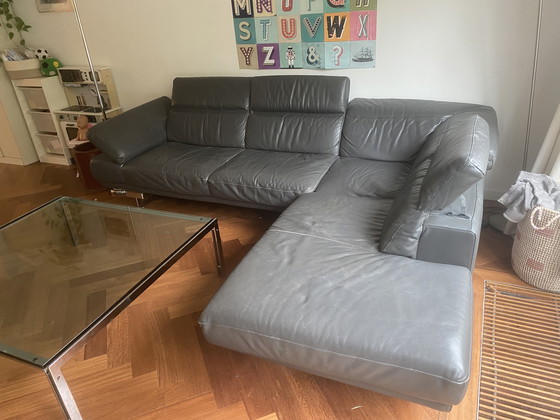 Image 1 of Natuzzi Ecksofa aus Leder