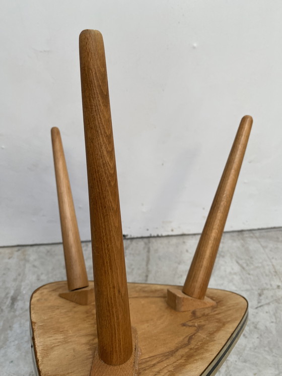 Image 1 of Formica triangular side table