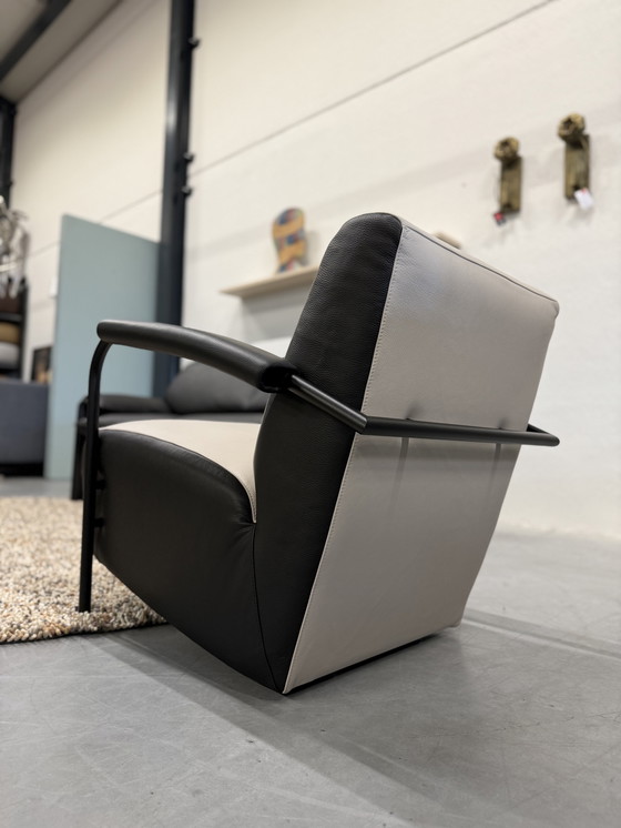 Image 1 of 2 Leolux Scylla Sessel Schwarz Chuchubi Leder Stühle