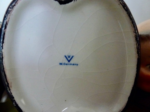 Vintage West Germany Goebel Friar Tuck Monk 2-teilige Zuckerdose und Milchkännchen.