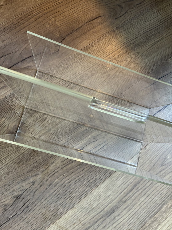 Image 1 of Perspex magazine rack 1970s