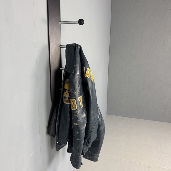 Image 1 of Garderobenständer aus Stahl und Chrom aus den 1980er Jahren