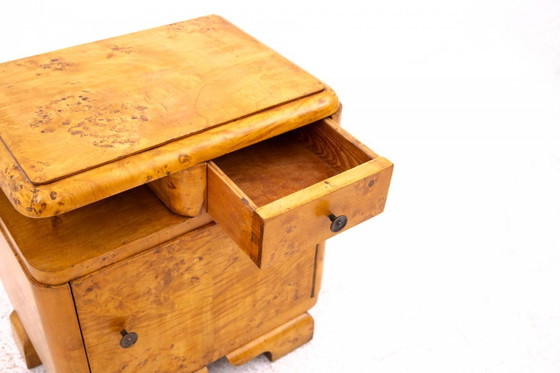 Image 1 of Pareja de mesillas de noche, Polonia, años 30.