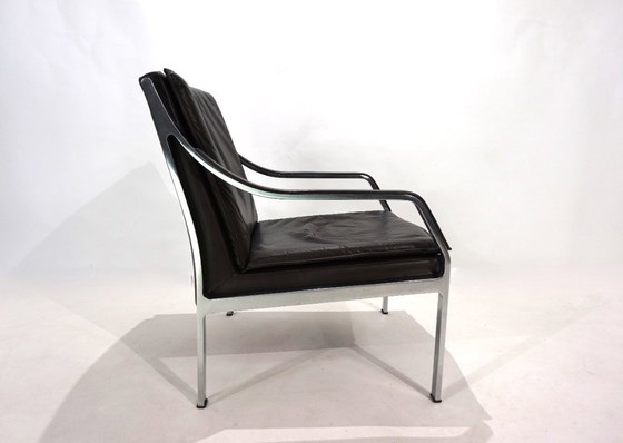Image 1 of Knoll Art Collection Leder-Loungesessel von Rudolf B. Glatzel, 1970