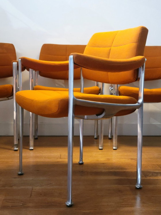 Juego de 4 sillones Miller Borgsen para Röder & Söhne, Alemania, 1974 – Röder Sohne, Sillas de comedor (photo 2 of 15)