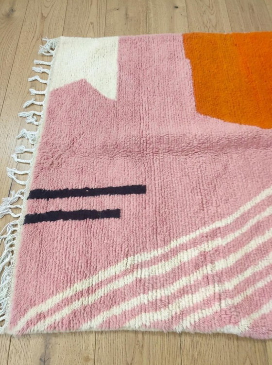 Alfombra marroquí hecha a mano de las montañas del Atlas, 200 cm x 300 cm. – Wool (photo 5 of 9)