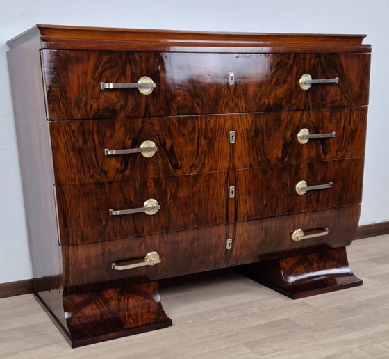 Image 1 of Cómoda Art Déco futurista emiliana