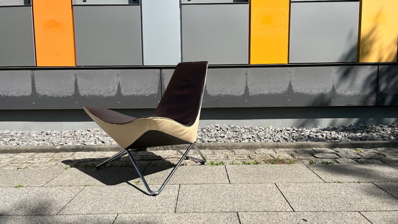 Image 1 of Walter Knoll Design Armchair My Chair Leather brown-beige - Set of 2