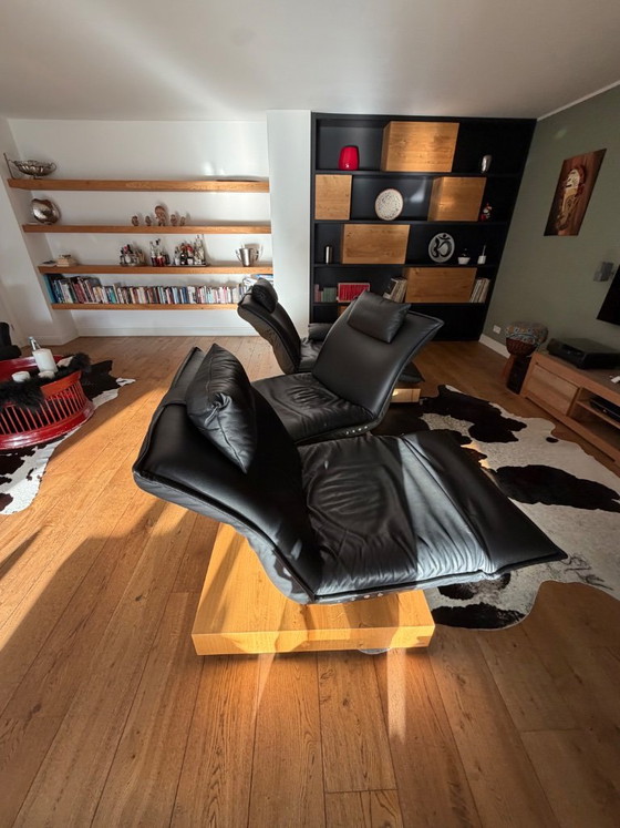 KOINOR Free Motion Divano in pelle di design – elettrico, girevole, scorrevole – 320 cm – Sofà (photo 5 of 14)