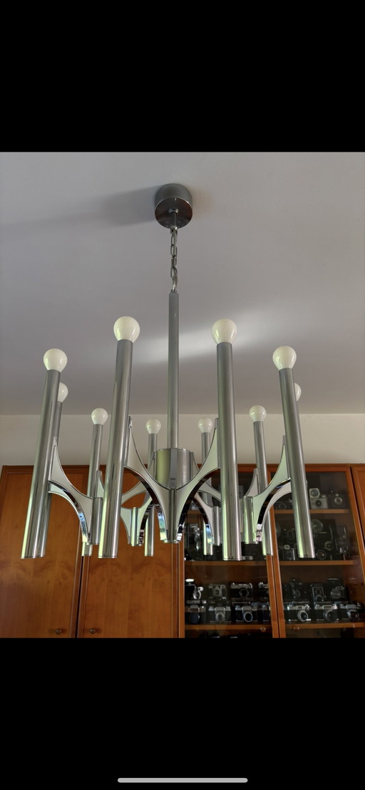 Gaetano Sciolari chandelier 10 arms