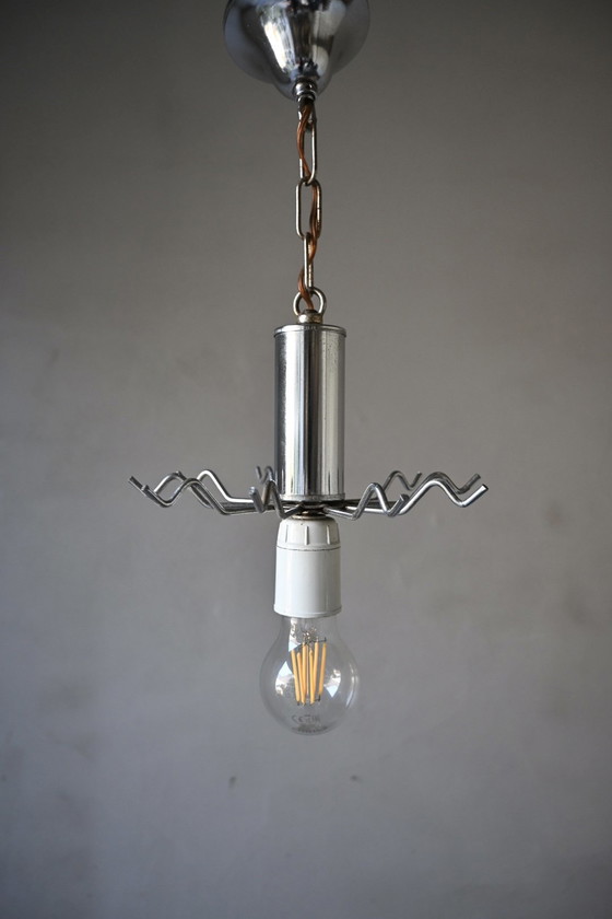 Image 1 of Lampada a sospensione italiana in vetro di Murano degli anni '60.