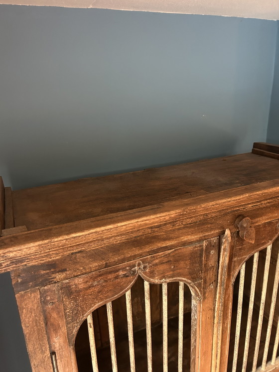 Mobile contenitore indiano vintage con sbarre – Mobili contenitori, Metal, Wood (photo 6 of 10)