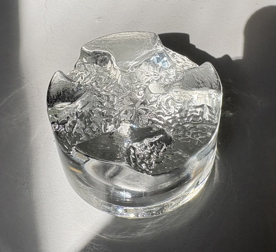 Image 1 of Bougeoir en verre vintage Ittala Gaissa