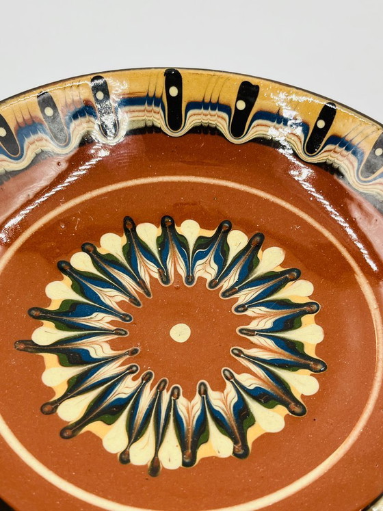 Image 1 of Troyan ceramic footed bowl from Bulgaria