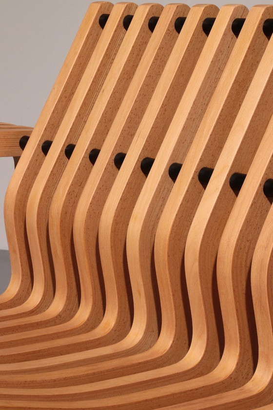 Image 1 of Banco "Scheletro" de Kari Asikainen, P. O. Korhonen Oy, Finlandia, años 80