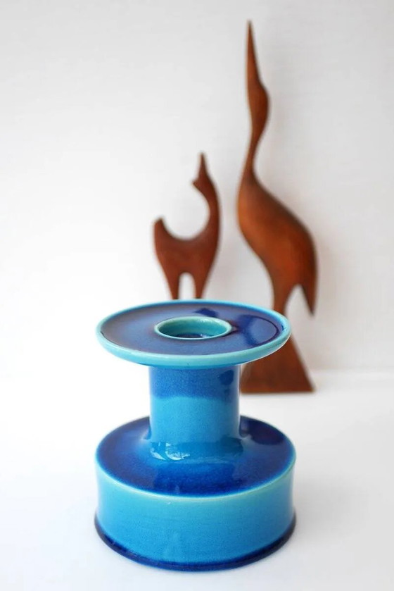 Image 1 of Mid-century modern Scandinavian ceramic art design by Stig Lindberg for Gustavsberg, Sweden