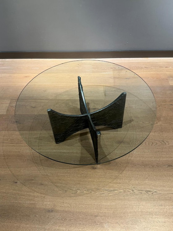 Image 1 of Einzigartiger Couchtisch im Stil des Brutalismus aus den 60er Jahren