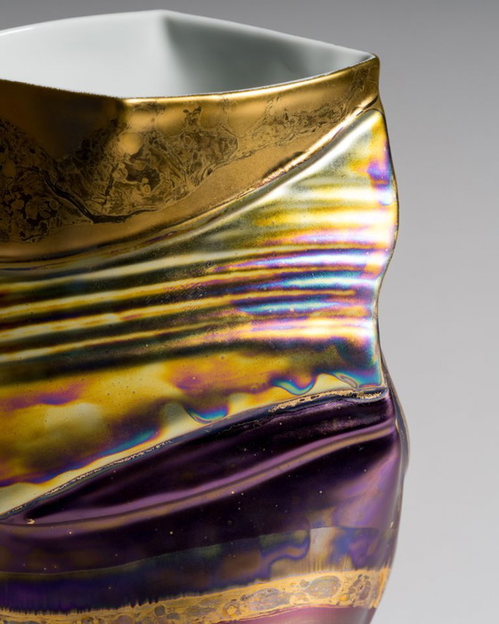 Eosin Porcelain Vase Duo – Johan Van Loon & Helmut Drexler For Rosenthal, 1990s (photo 15 of 17)