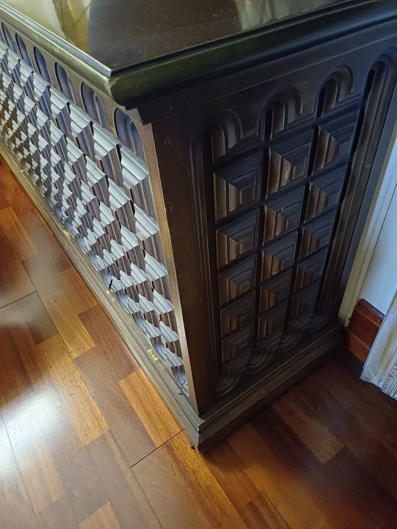 Image 1 of Spaanse brutalistische dressoir uit de jaren 60