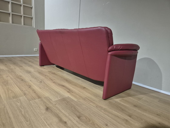 Image 1 of Leolux Catalpa - 3-seater sofa - Red - Leather - Design