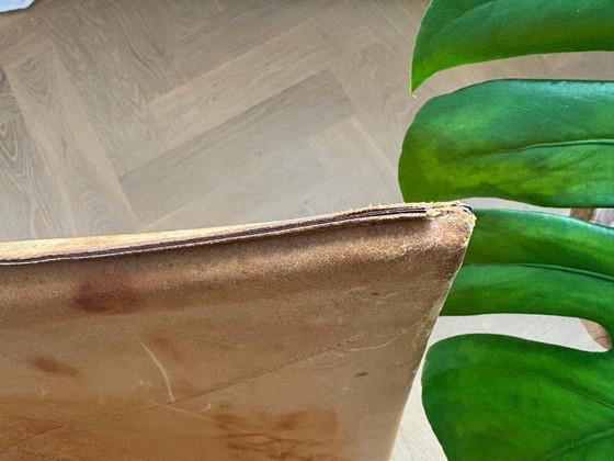 Image 1 of Autentiche sedie vintage PK22 di Poul Kjærholm - Patina cognac invecchiata