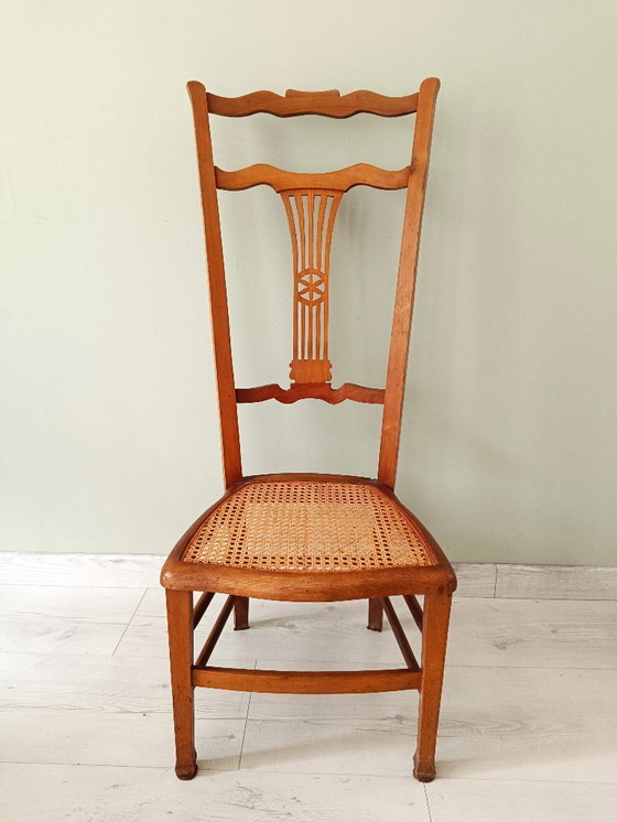 Image 1 of Caned nursery chair