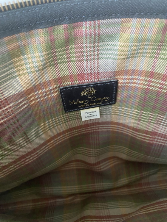Image 1 of Nieuwe Mulberry compagny pochette inglese nera 37 cm razza+26 cm hoog