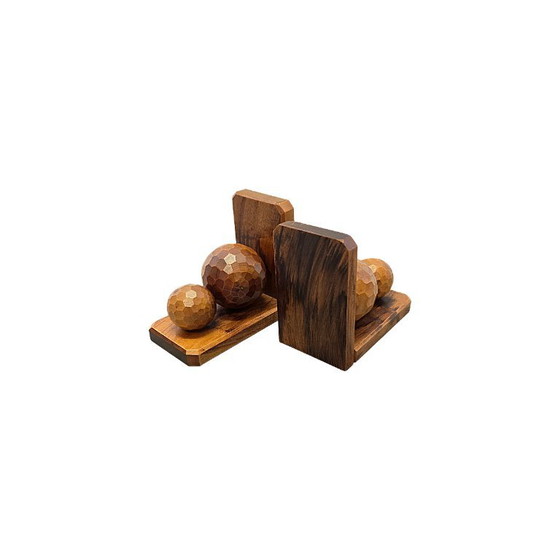 Fermalibri francesi in legno vintage, metà del XX secolo – Regali, Wood (photo 4 of 6)