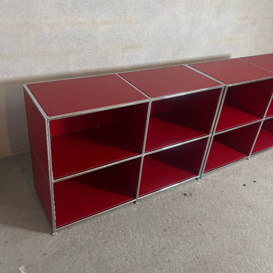 Image 1 of BOSSE Mobile basso modulare con ripiani aperti/credenza — Design tedesco