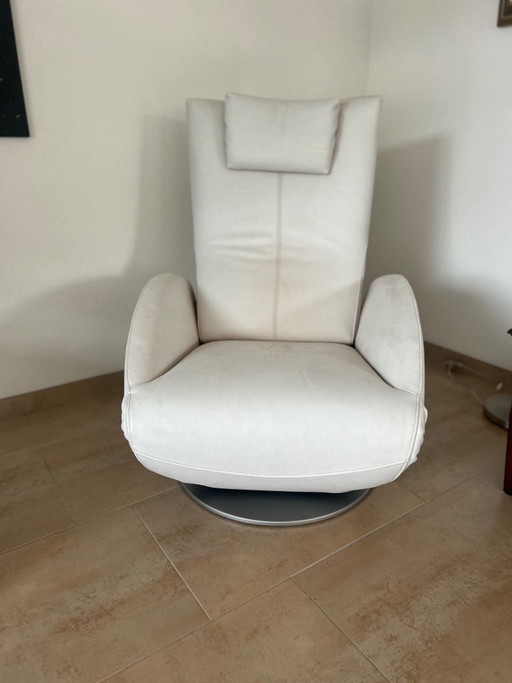 Fauteuil inclinable FMS Mate en cuir souple – FSM, verstelbare relaxstoel, Leather, Metal