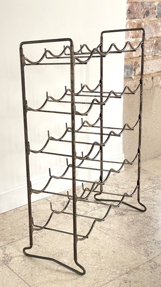 Image 1 of Portabottiglie in acciaio vintage