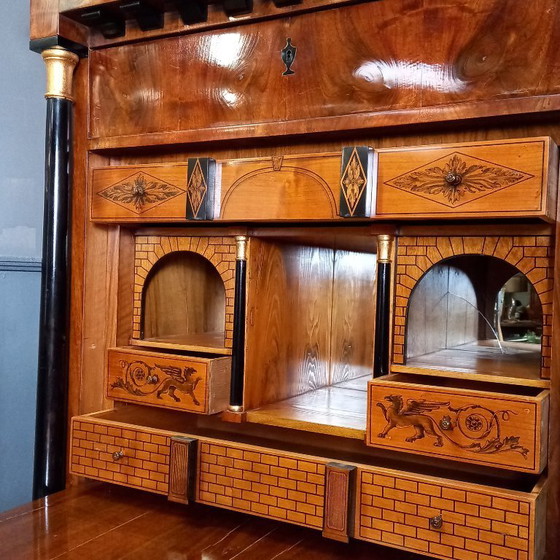 Image 1 of Französischer antiker Empire-Kabinettssekretär, 19. Jahrhundert