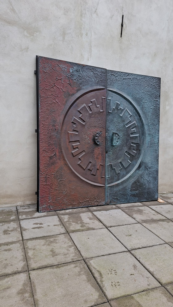 Image 1 of Brutalist brutalism door ornament