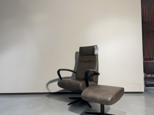 De Toekomst Twice TW067 relaxfauteuil met poef