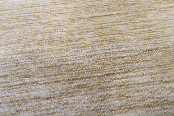 Image 1 of Tapis moderne Gabbeh Loom Unicolore noué à la main 290 X 200 cm Nouveau tapis