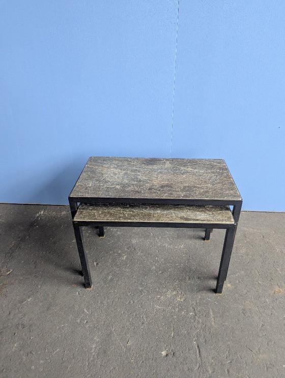 Image 1 of Set aus 2 niederländischen Satztischen - Artimeta/ Floris Fiedeldij/ 1950er Jahre