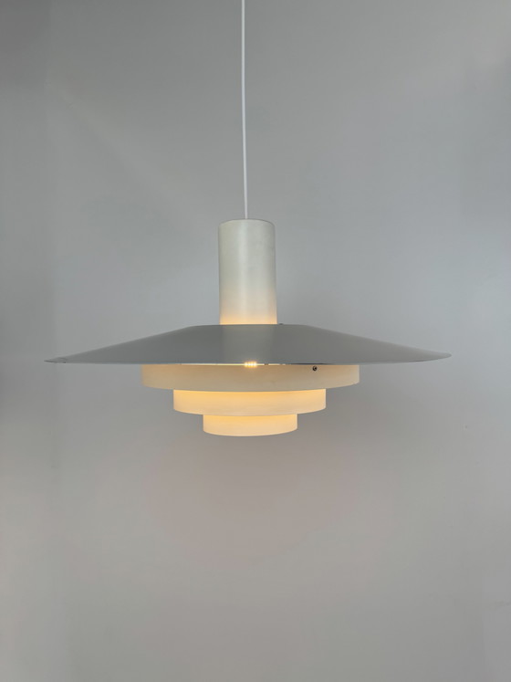Image 1 of Lampe à Suspension XXL Karlebo par Skaarup & Jespersen pour Fog & Mørup, Danemark, 1970s