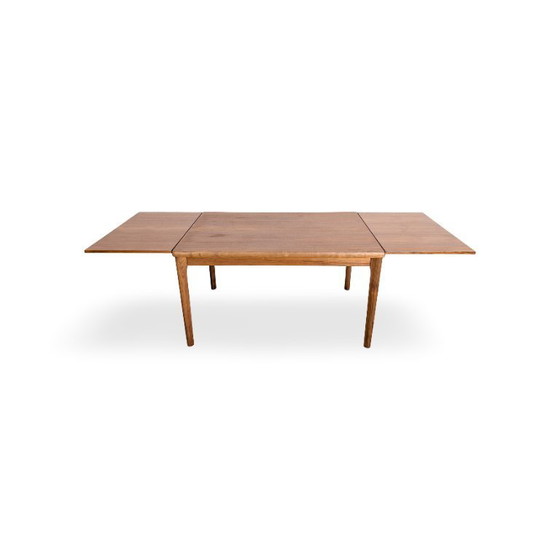 Image 1 of Table de salle à manger extensible Jalk Grete originale, style milieu du siècle, teck de Glostrup