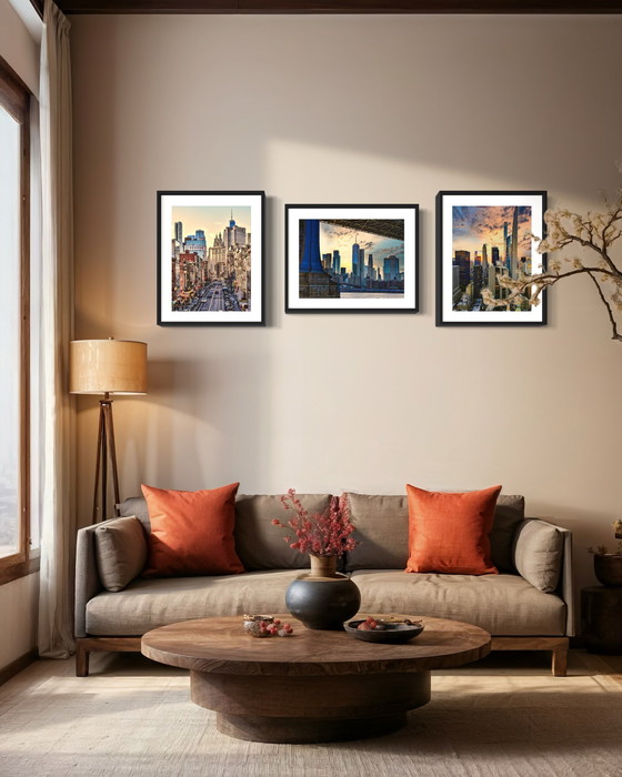 Image 1 of Soirées dans la ville I, New York - série de 3