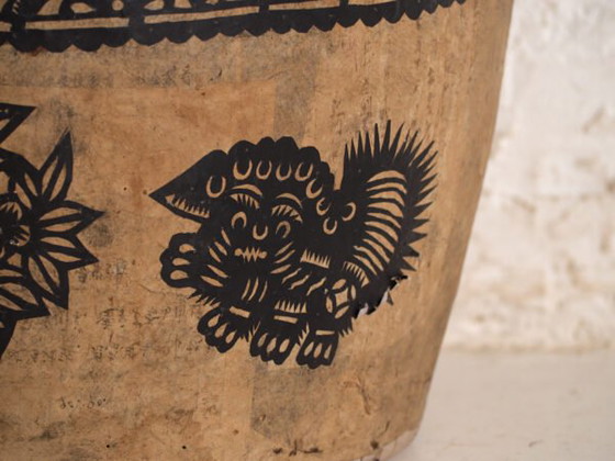 Antique Chinese papier-mâché container – China, circa 1900 – Decorative Objects (photo 24 of 40)
