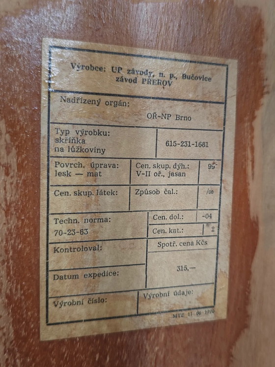 Deken kist of minibar Frantisek Mezulanik voor Up Zavody 60 – Barkrukken, Wood, Mid Century Modern (photo 28 of 30)