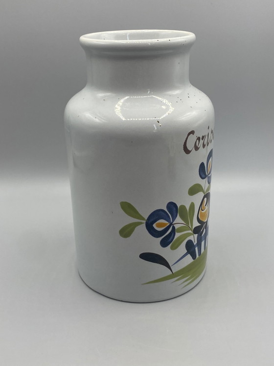 Pot Cerisier Faïence Gabriel Fourmaintraux – Desvres – Objets déco, Modern (photo 4 of 8)