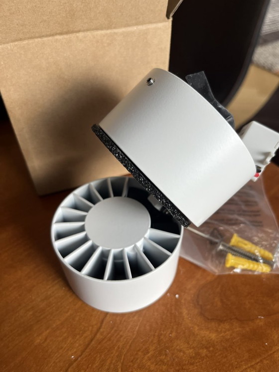 Image 1 of 8 x Paulmann Spircle LED surface-mounted spotlight, frosted white